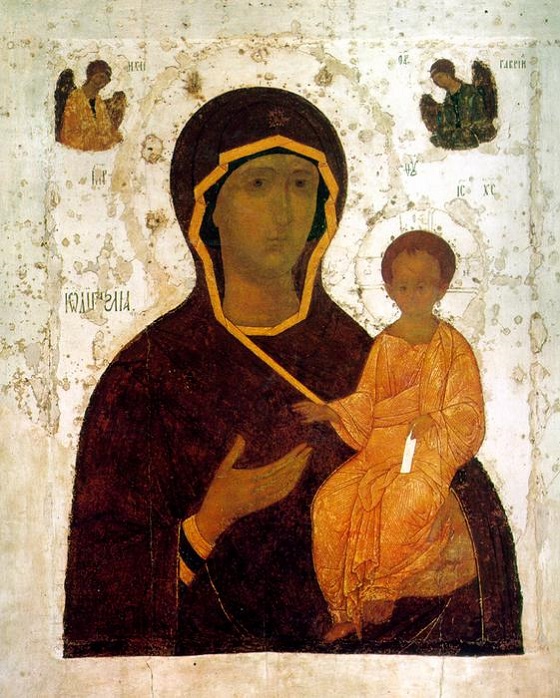 Богородица Одигитрия. Икона. 1482 г. 135 x 111 см. Третяковска галерия, Москва. 13_odigitrija.jpg